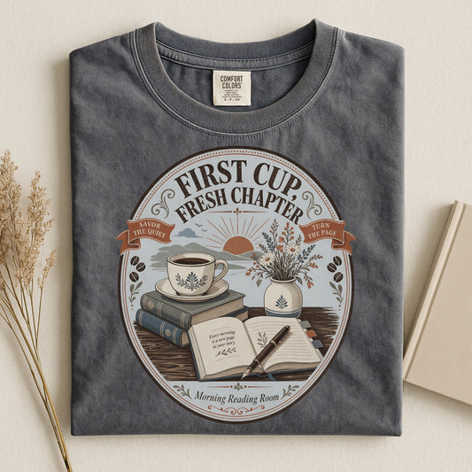 First Cup, Fresh Chapter T-Shirt