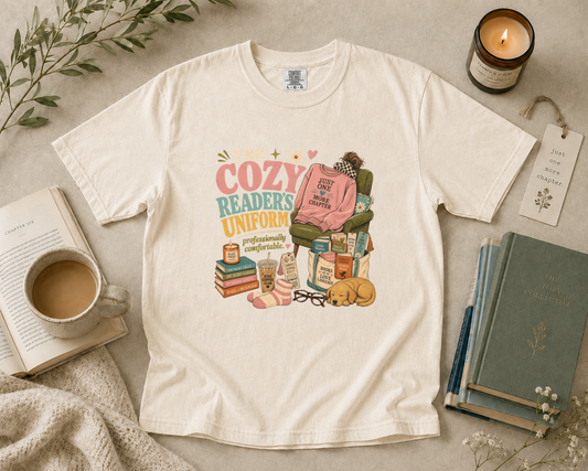 The Cozy Reader's Uniform T-Shirt