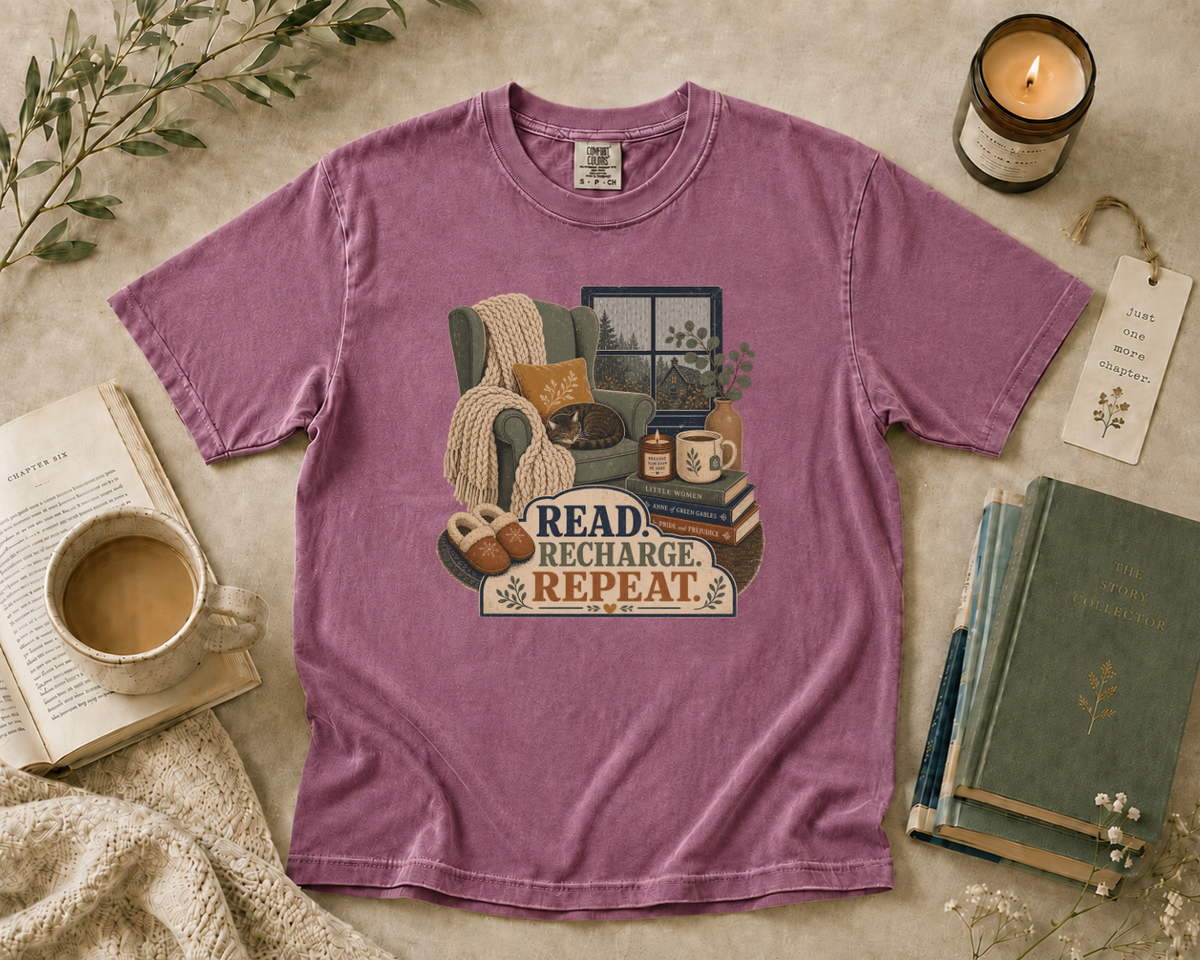 Read. Recharge. Repeat. T-Shirt