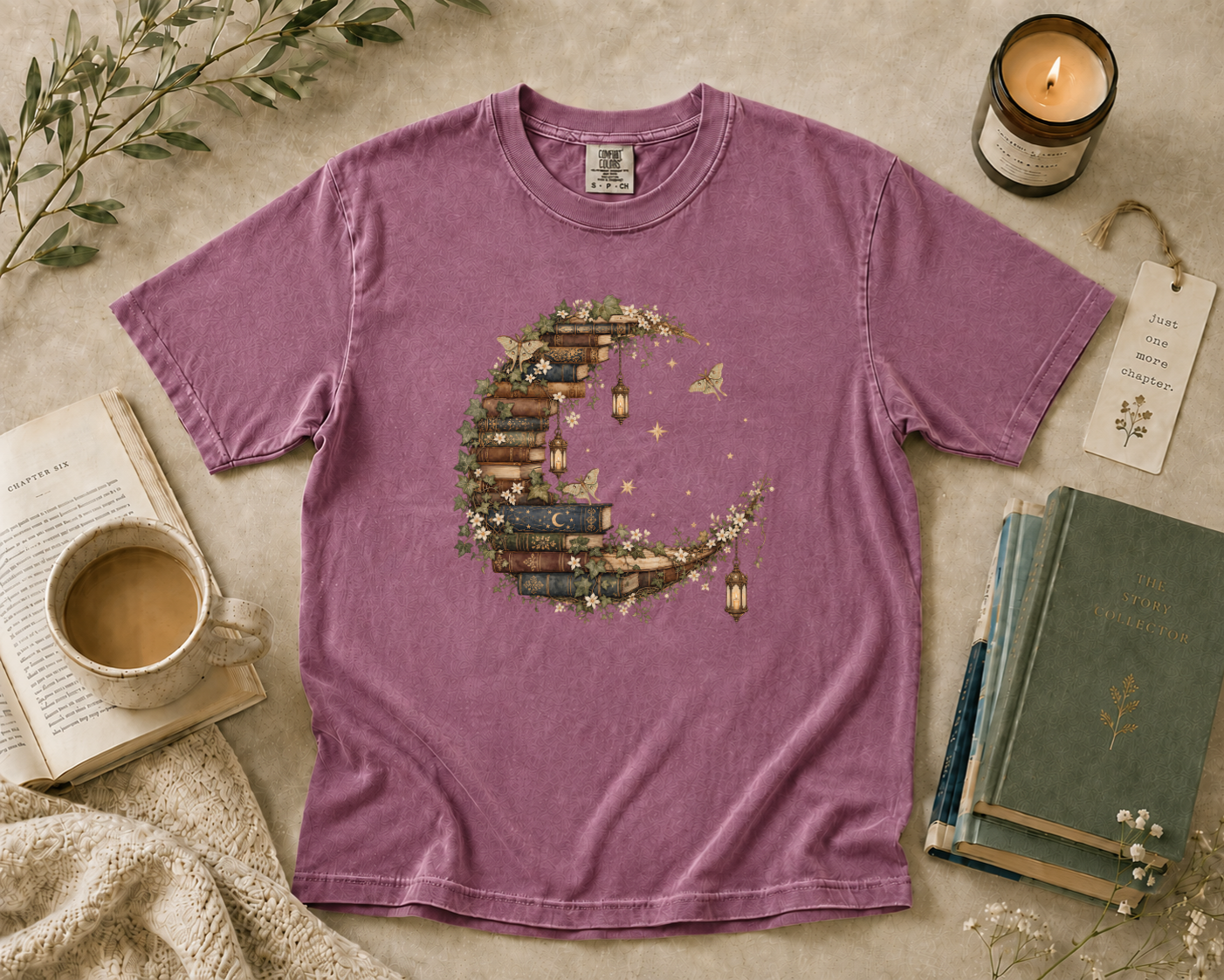Celestial Book Lover T-Shirt