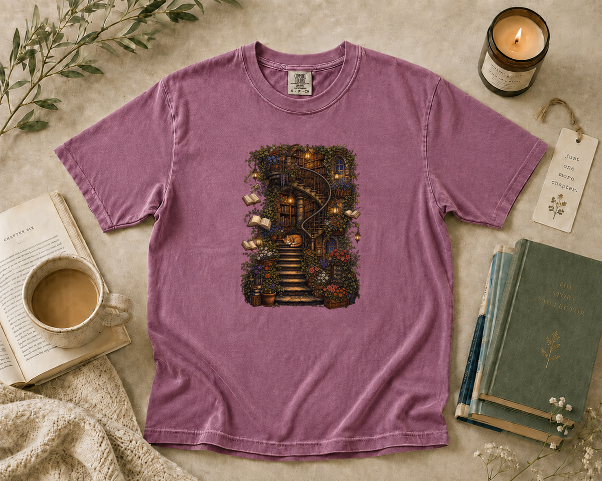 Spiral Library Staircase T-Shirt