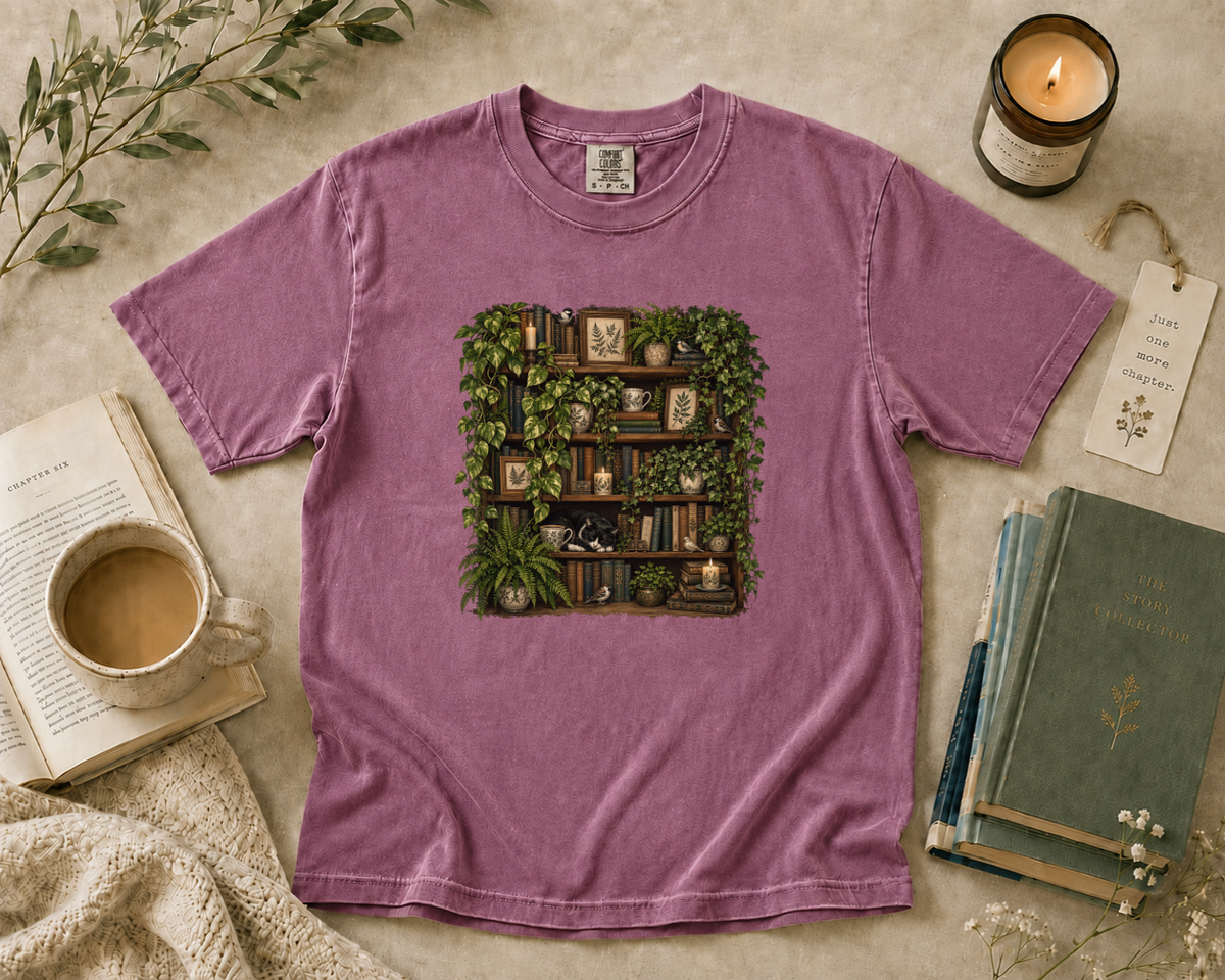 Botanical Bookshelf T-Shirt