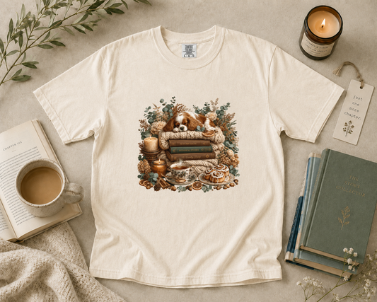 Cozy Blanket & Books T-Shirt