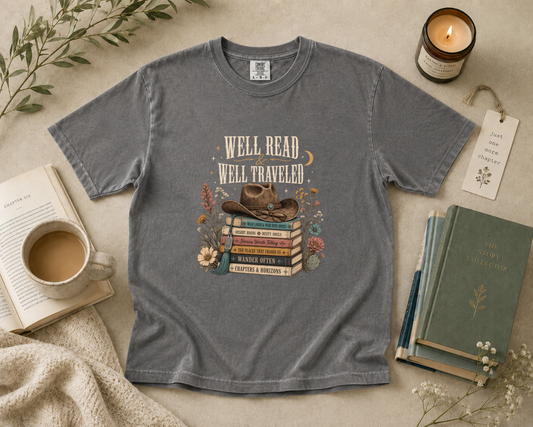 Well Read & Well Traveled T-Shirt