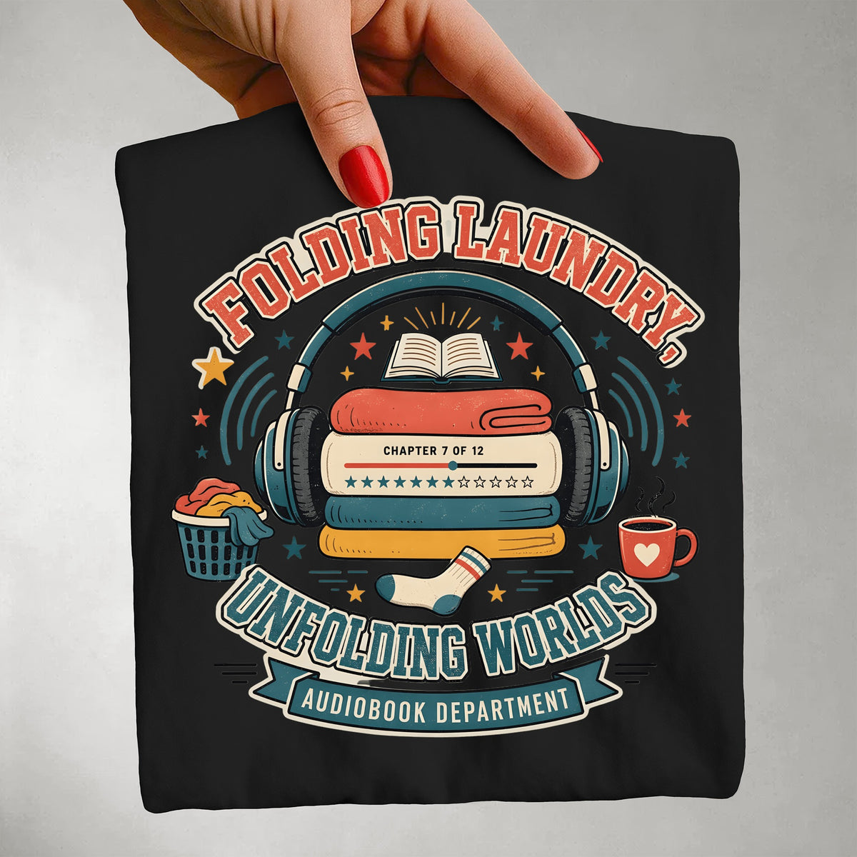 Folding Laundry, Unfolding Worlds T-Shirt