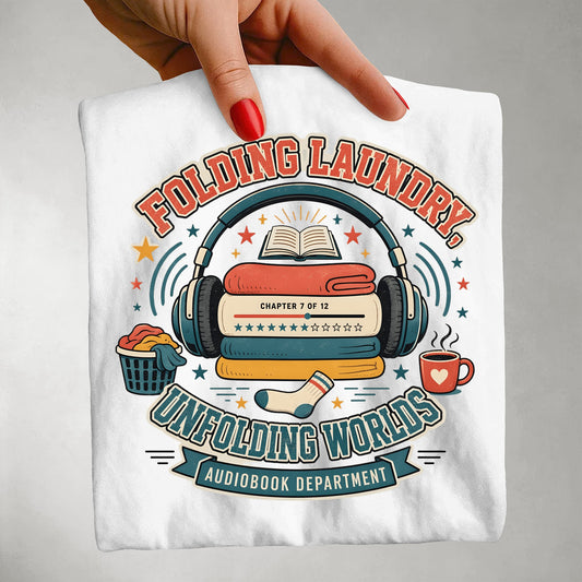 Folding Laundry, Unfolding Worlds T-Shirt