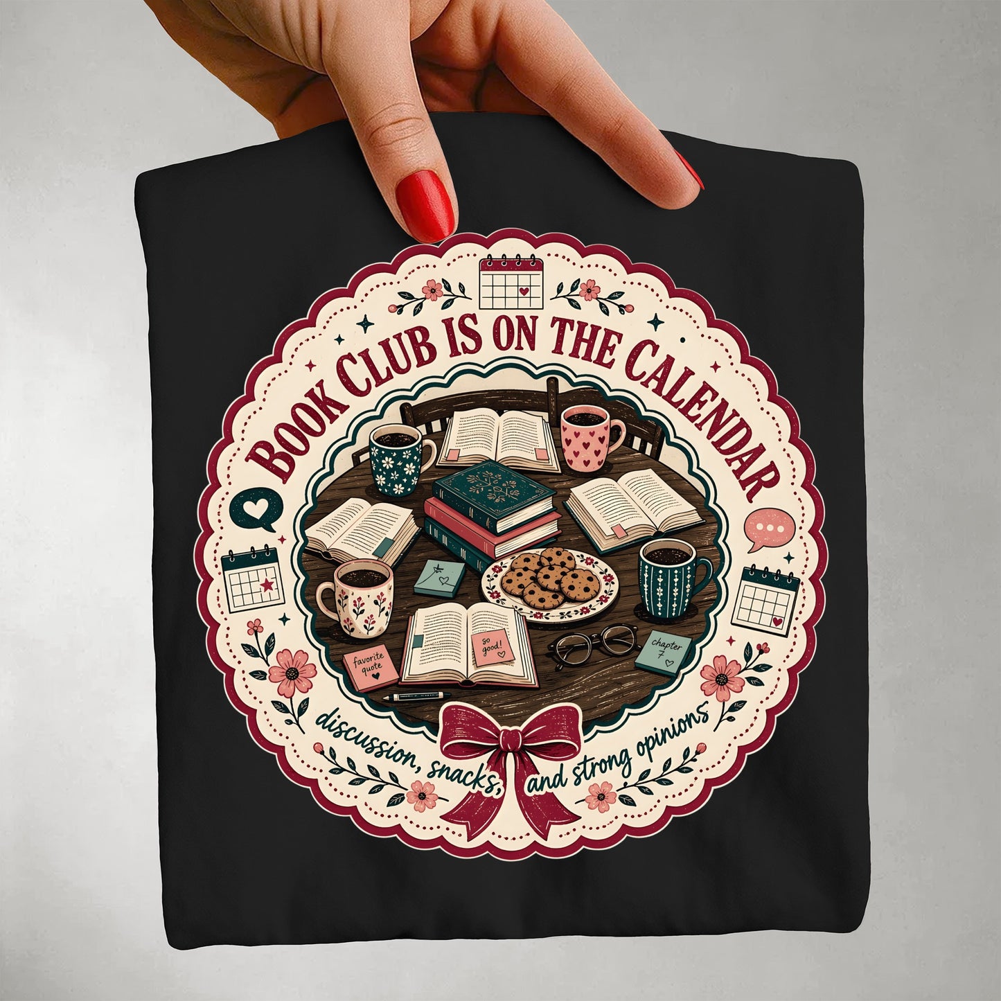 Book Club is on the Calendar T-Shirt