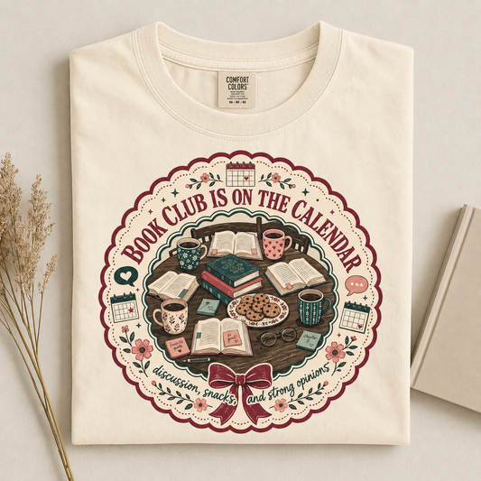 Book Club is on the Calendar T-Shirt