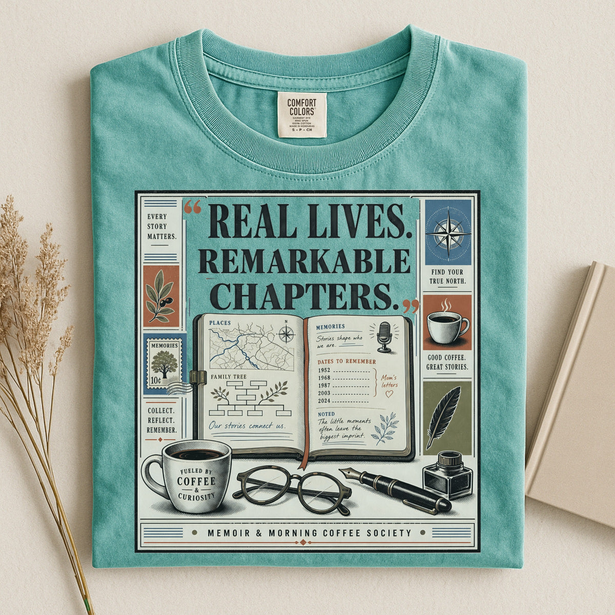 Real Lives, Remarkable Chapters T-Shirt