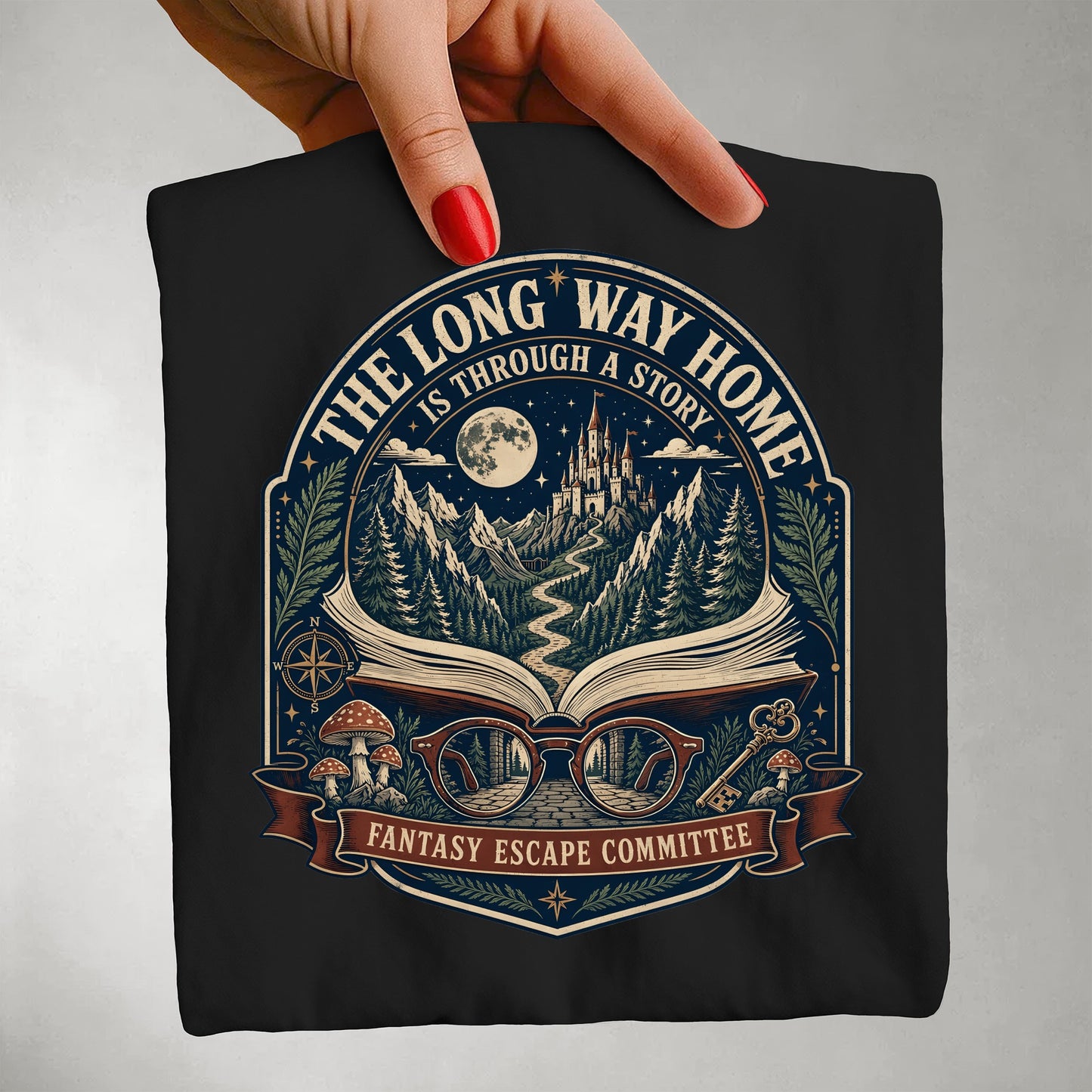 The Long Way Home is Through a Story T-Shirt