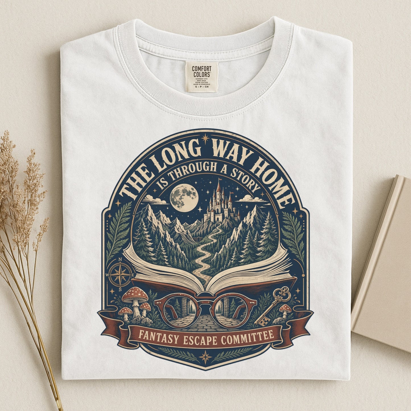 The Long Way Home is Through a Story T-Shirt