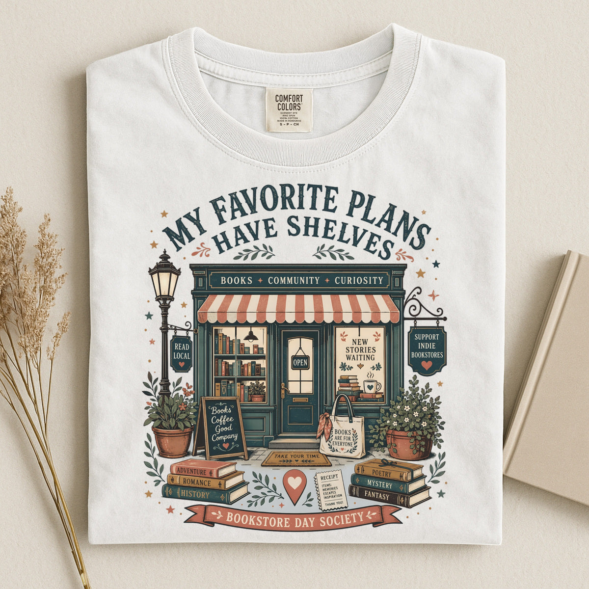 My Favorite Plans Have Shelves T-Shirt