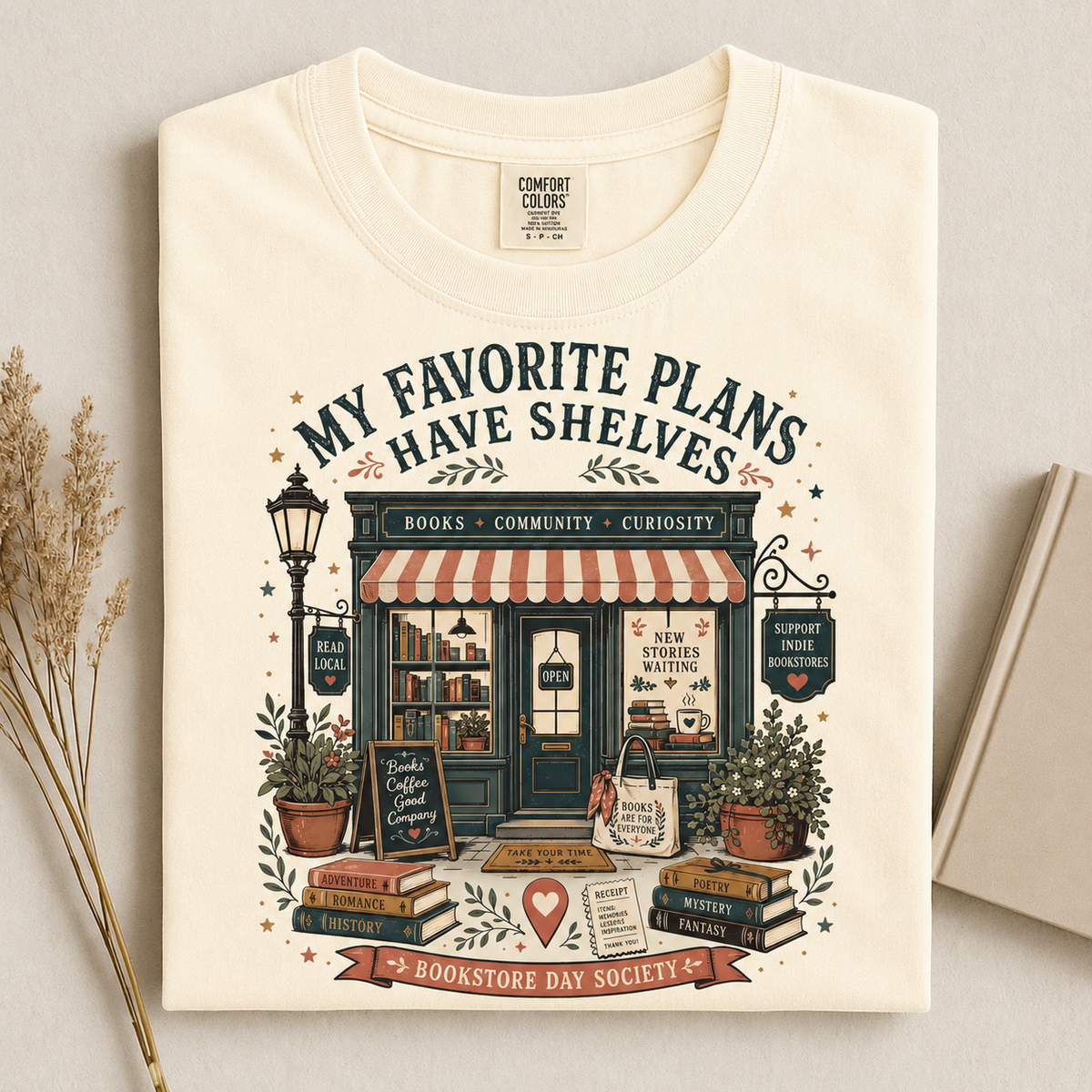 My Favorite Plans Have Shelves T-Shirt