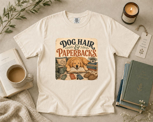 Dog Hair & Paperbacks T-Shirt