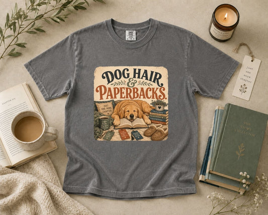 Dog Hair & Paperbacks T-Shirt