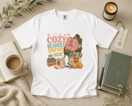 The Cozy Reader's Uniform T-Shirt