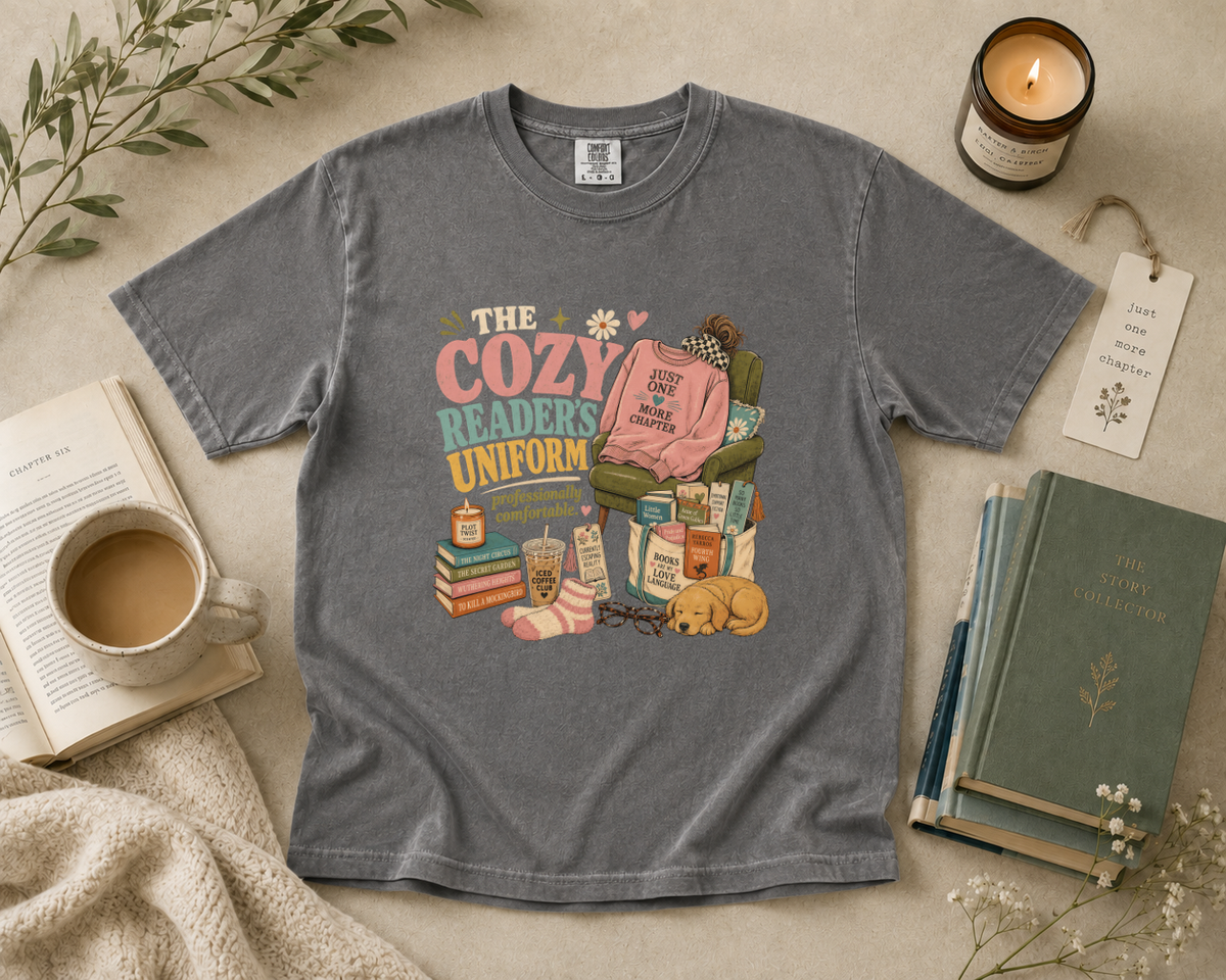 The Cozy Reader's Uniform T-Shirt
