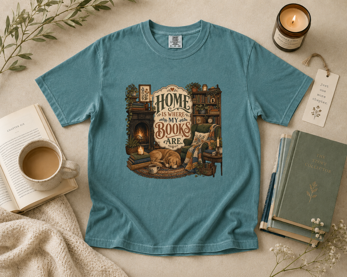 Home is Where My Books Are T-Shirt