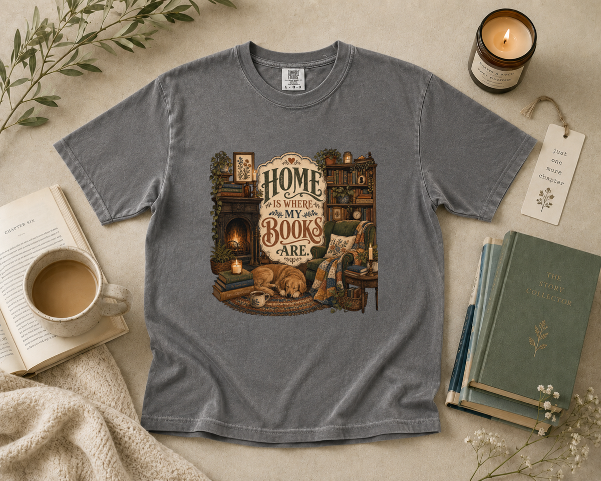 Home is Where My Books Are T-Shirt