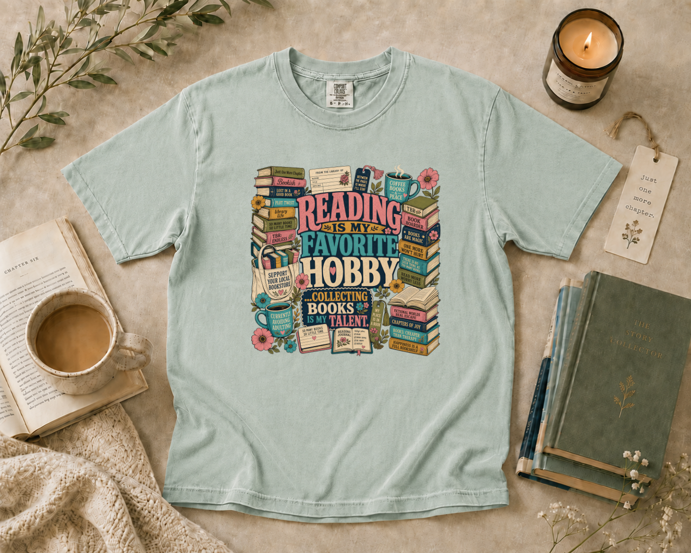 Reading is My Favorite Hobby T-Shirt