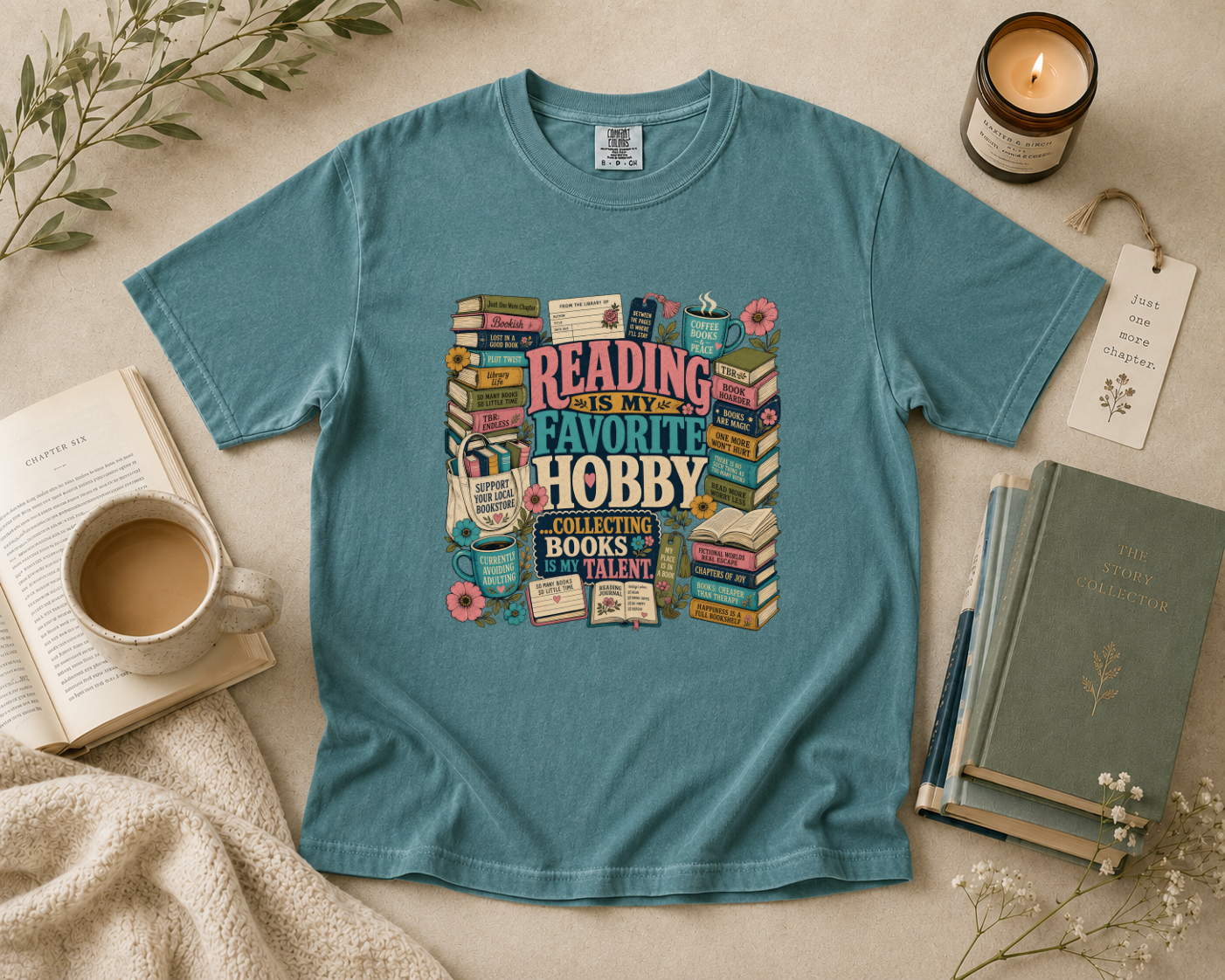 Reading is My Favorite Hobby T-Shirt