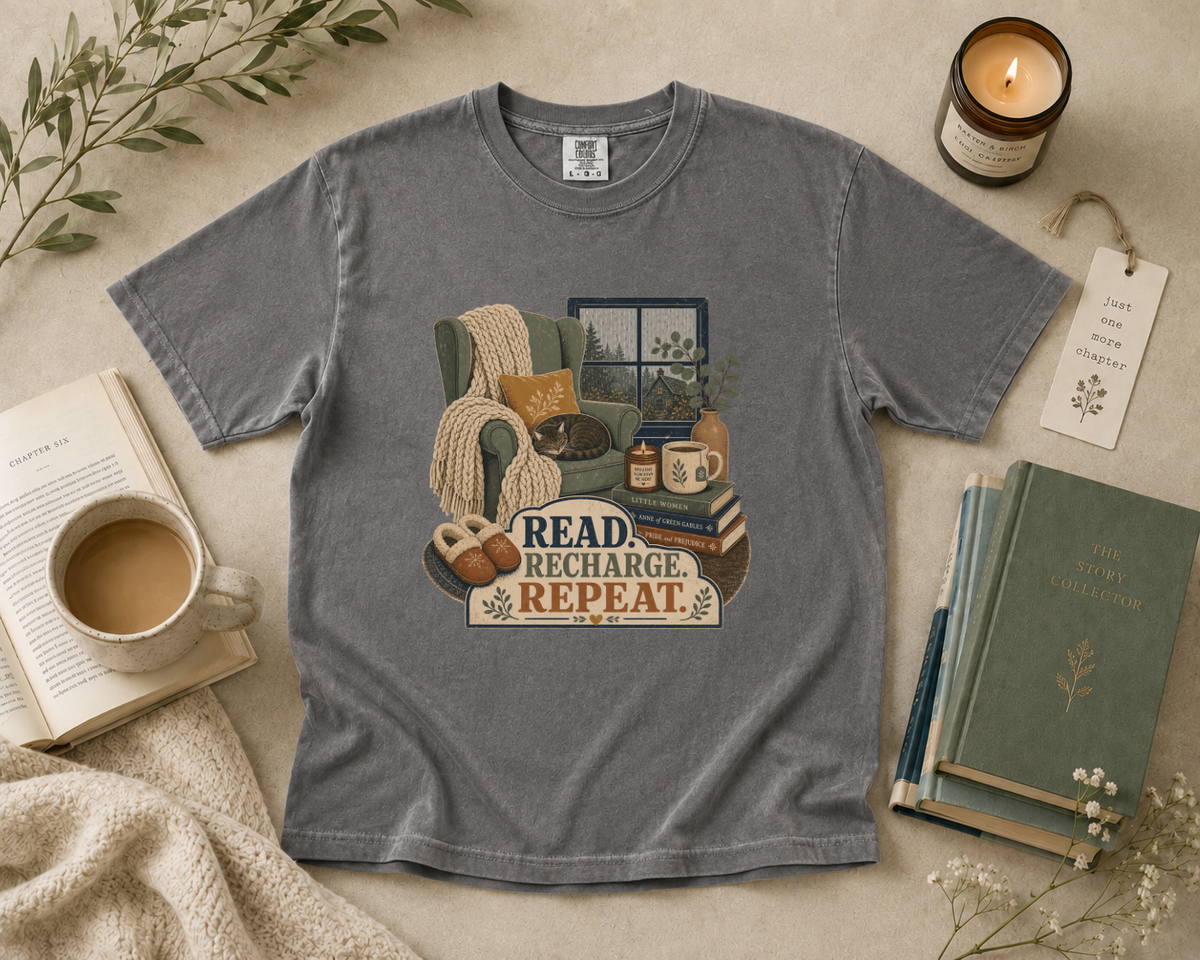 Read. Recharge. Repeat. T-Shirt