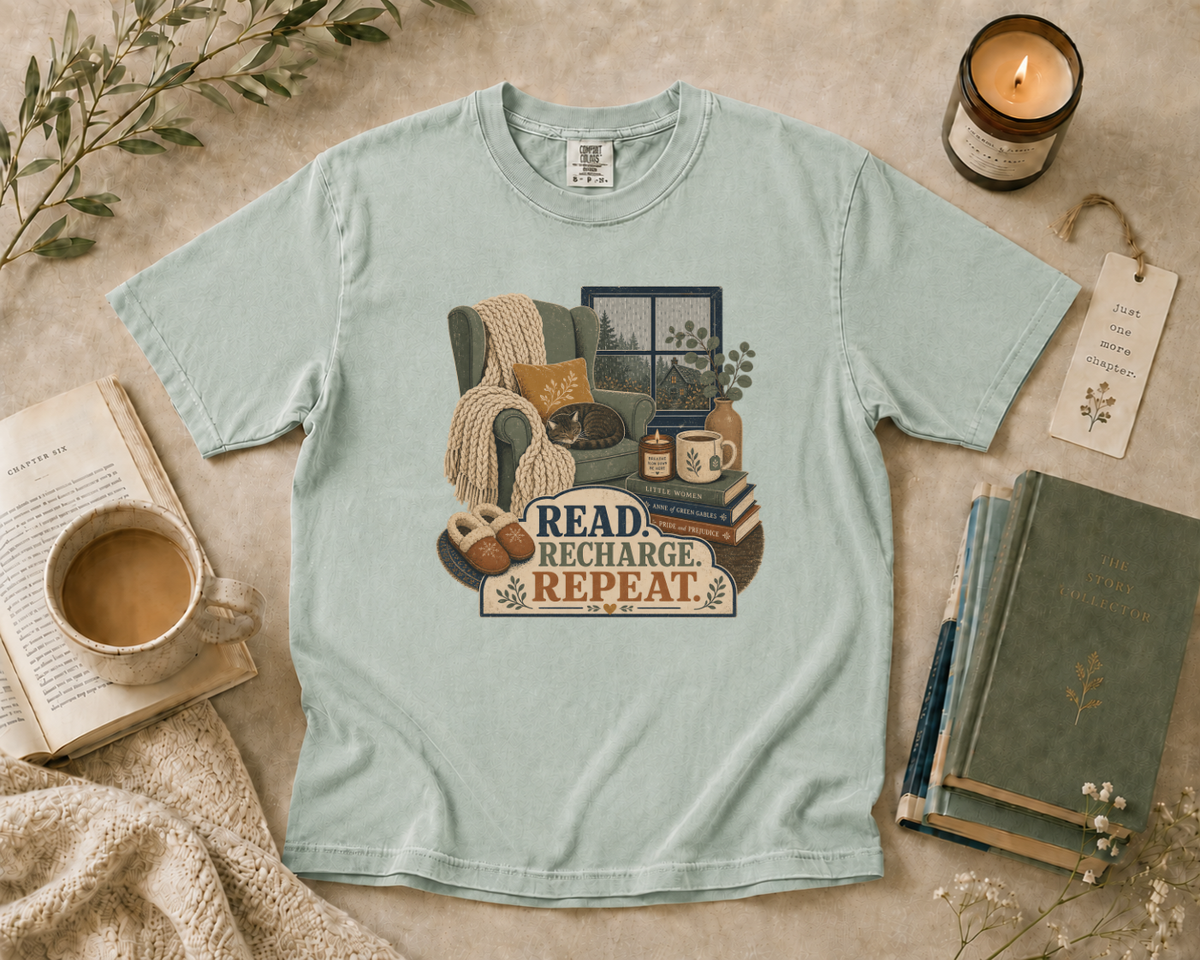 Read. Recharge. Repeat. T-Shirt