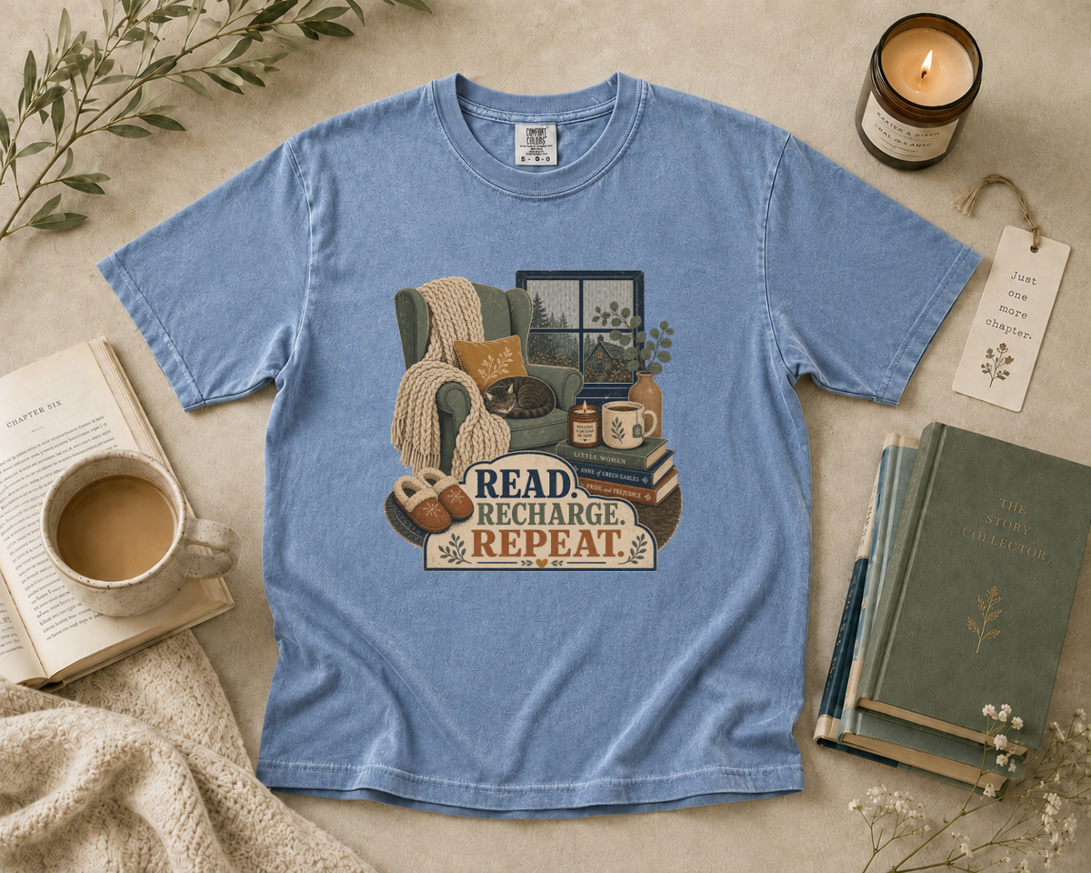 Read. Recharge. Repeat. T-Shirt
