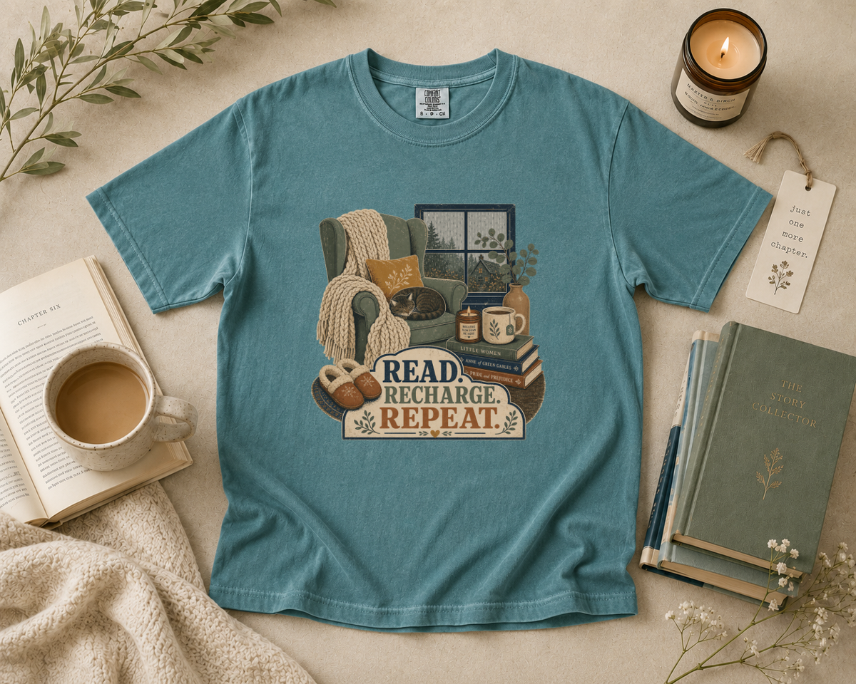 Read. Recharge. Repeat. T-Shirt