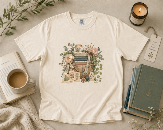 Book Lover Market Tote T-Shirt