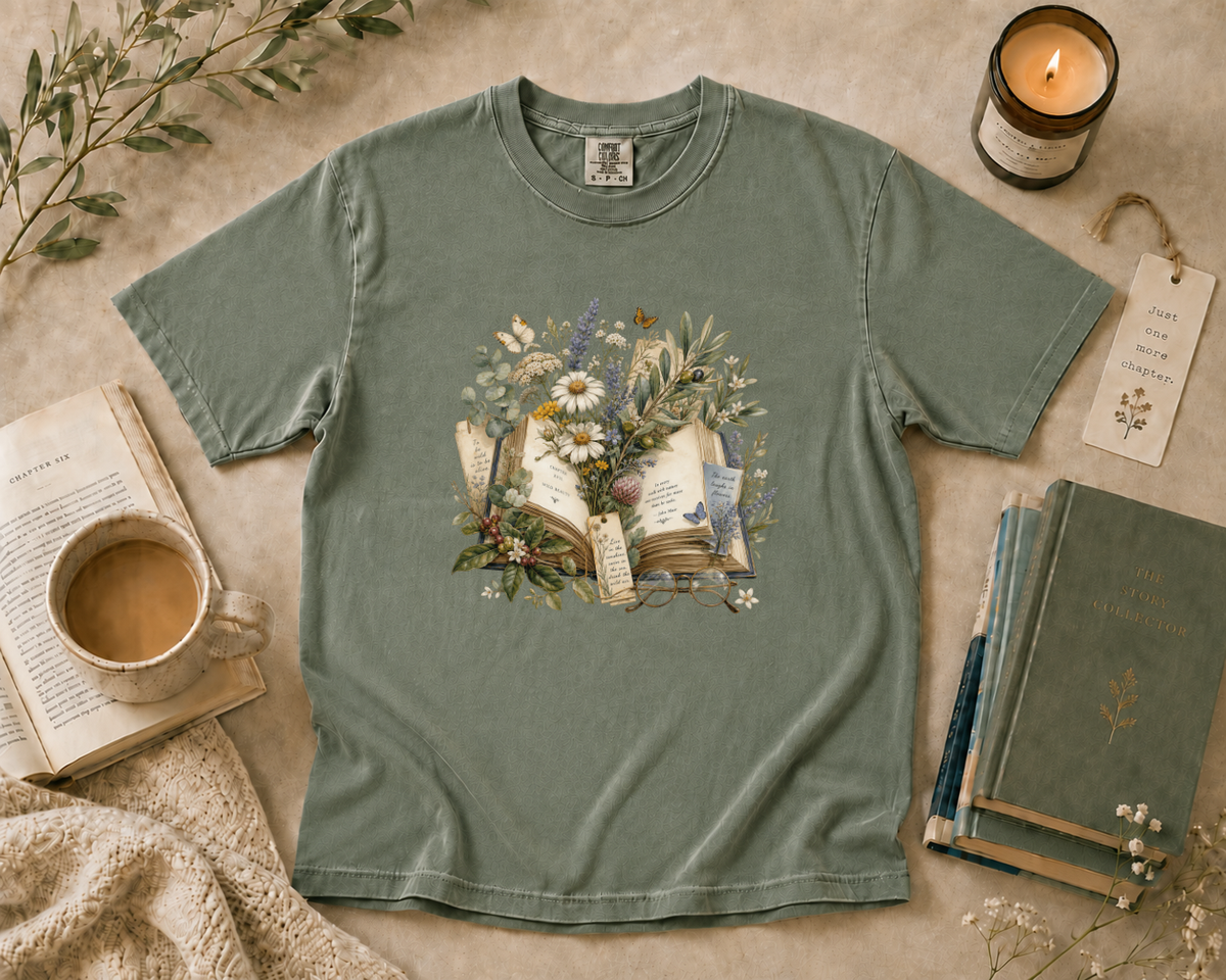 Botanical Book Lover T-Shirt