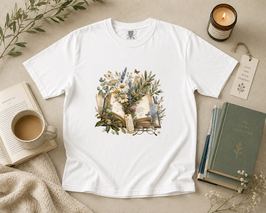 Botanical Book Lover T-Shirt