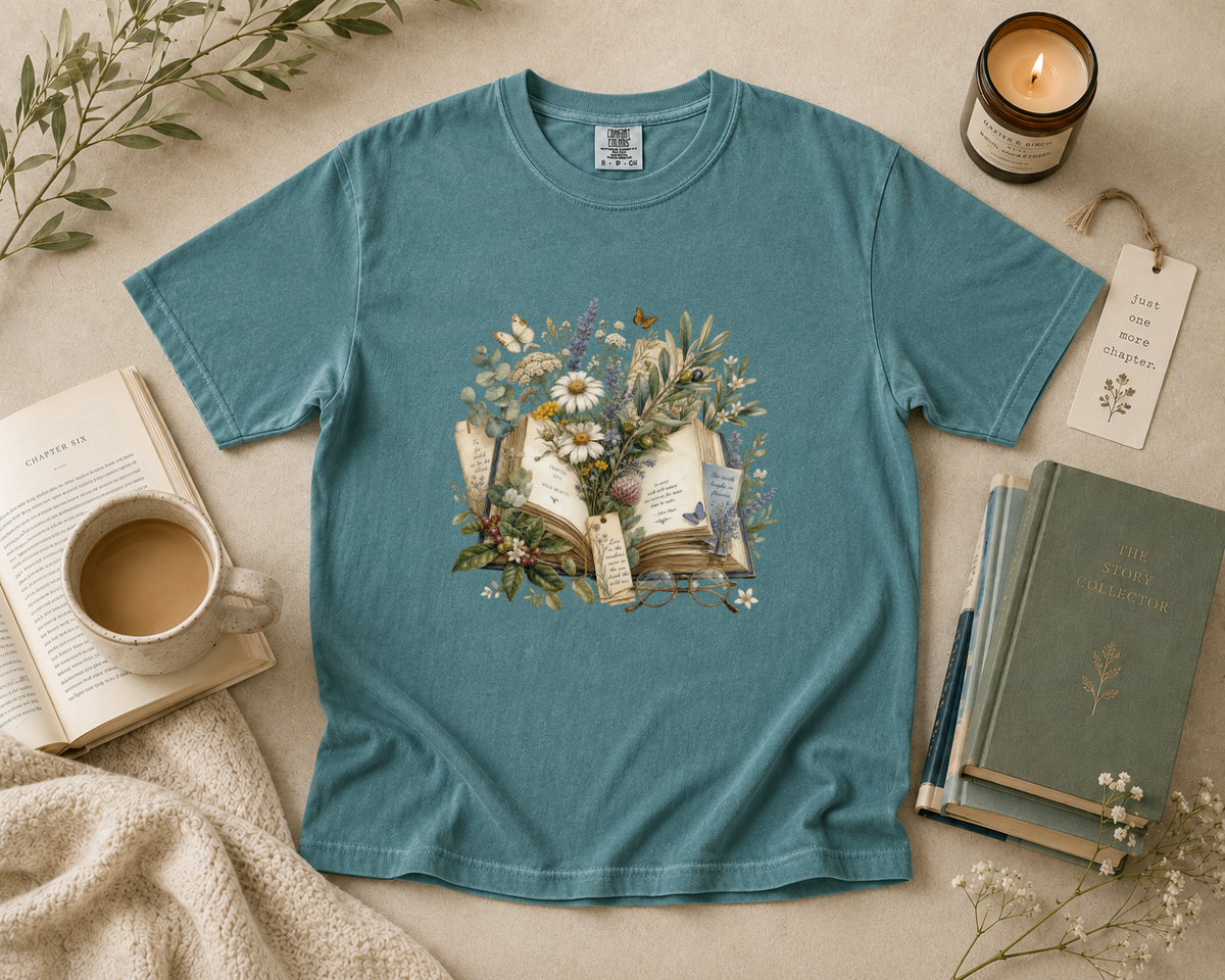Botanical Book Lover T-Shirt