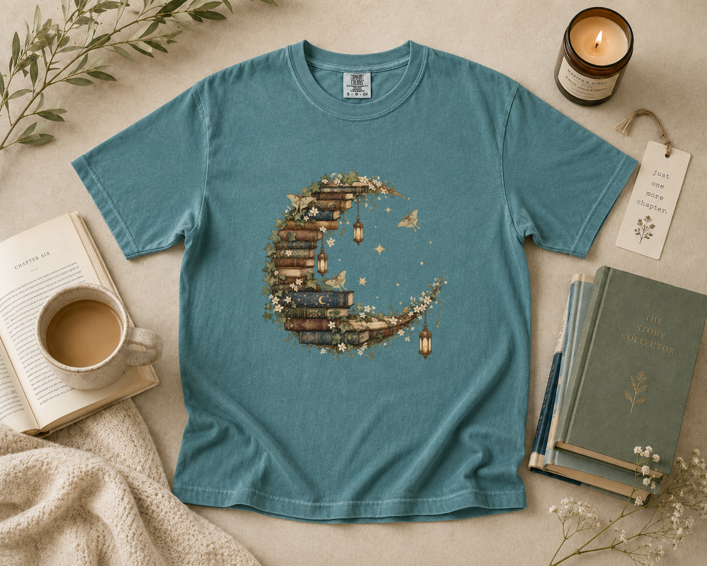 Celestial Book Lover T-Shirt