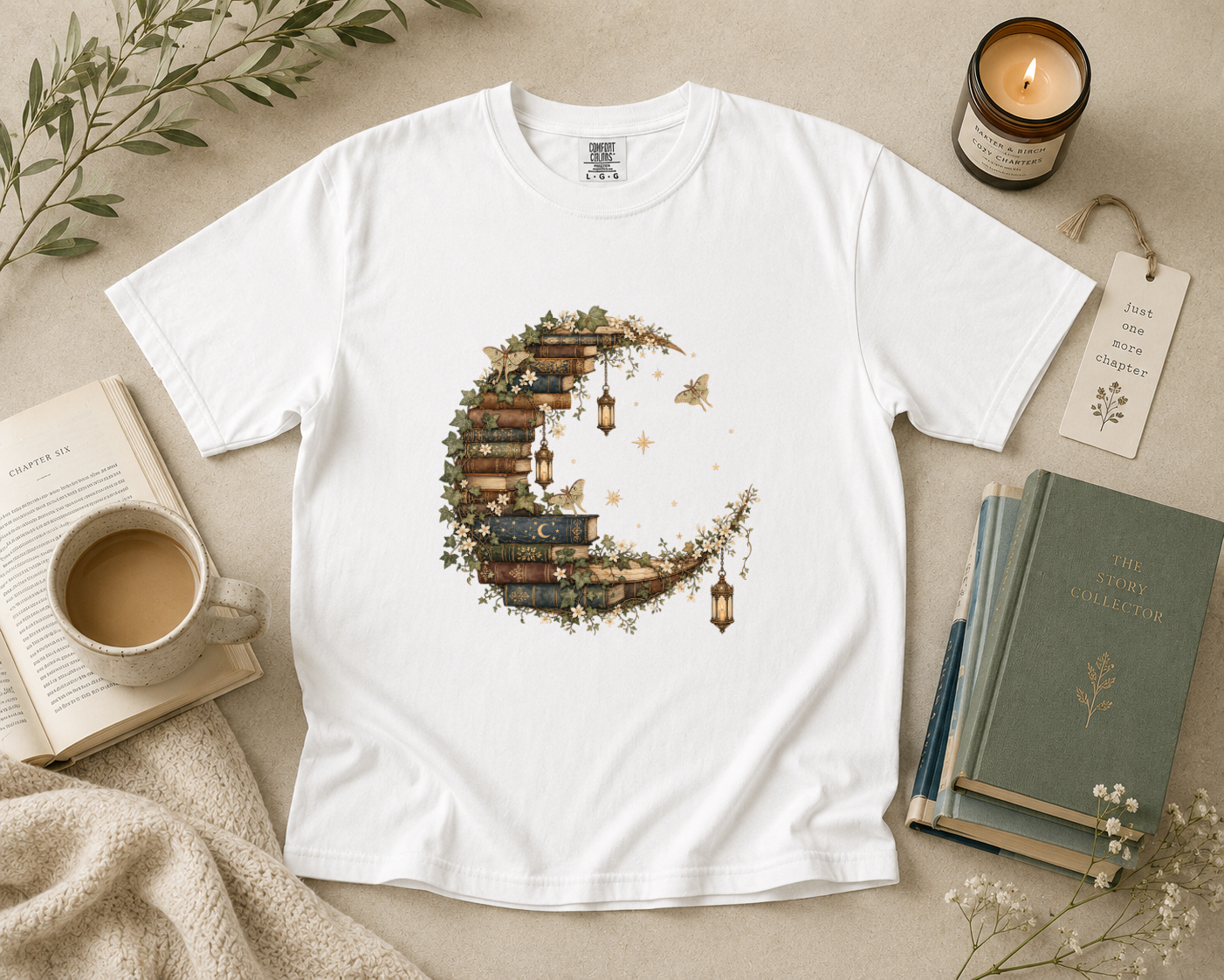 Celestial Book Lover T-Shirt
