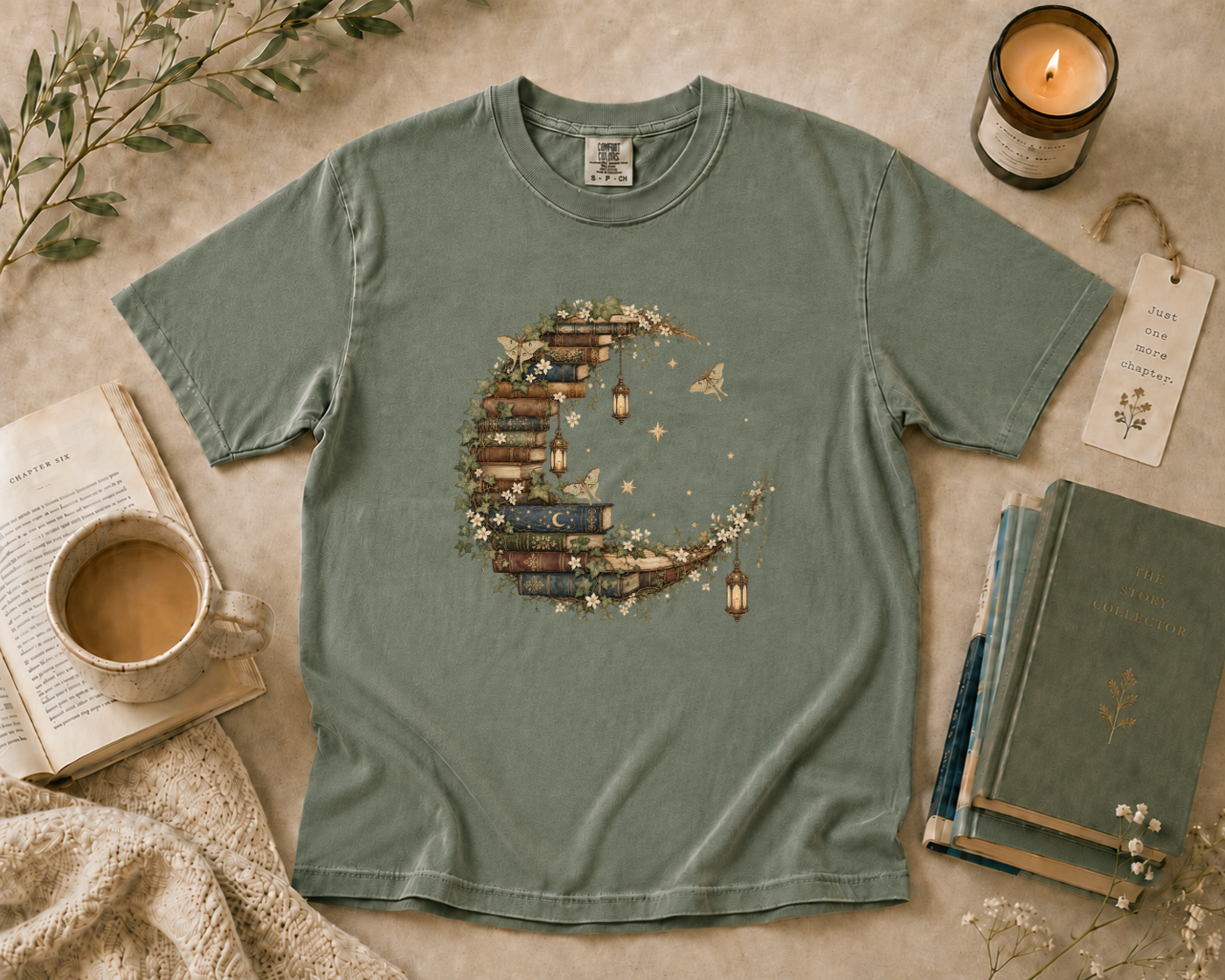 Celestial Book Lover T-Shirt