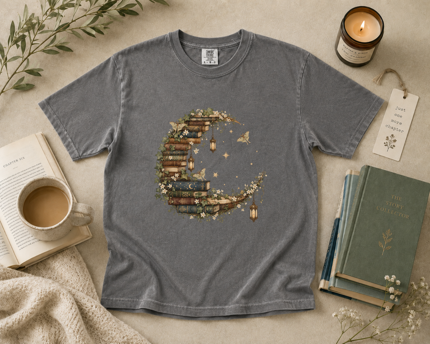 Celestial Book Lover T-Shirt