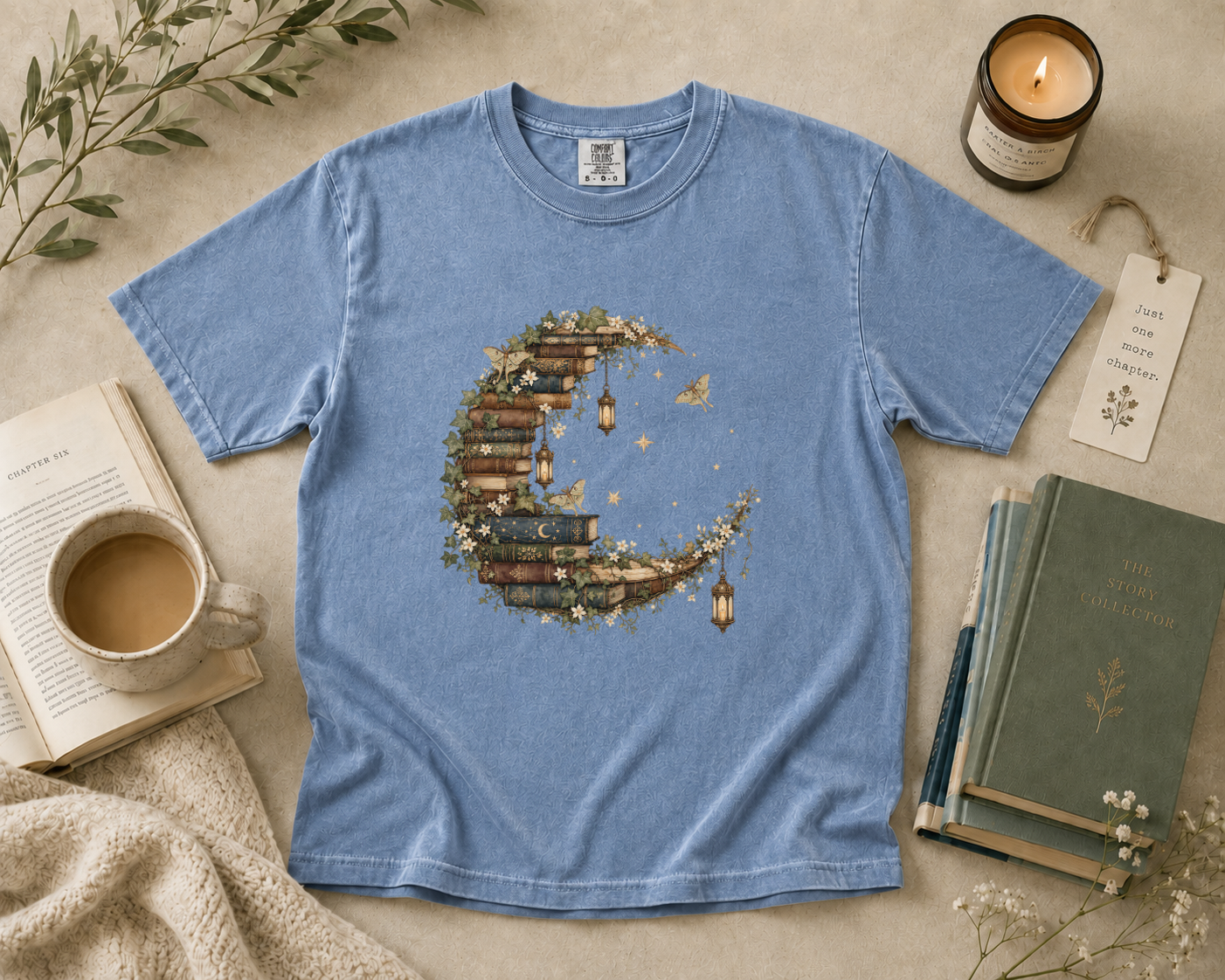 Celestial Book Lover T-Shirt