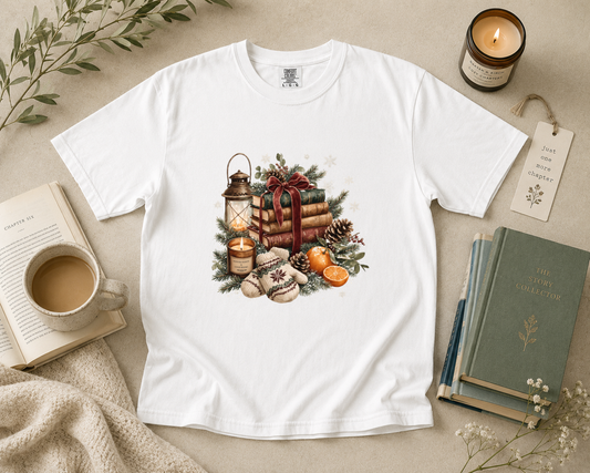 Christmas Book Lover T-Shirt