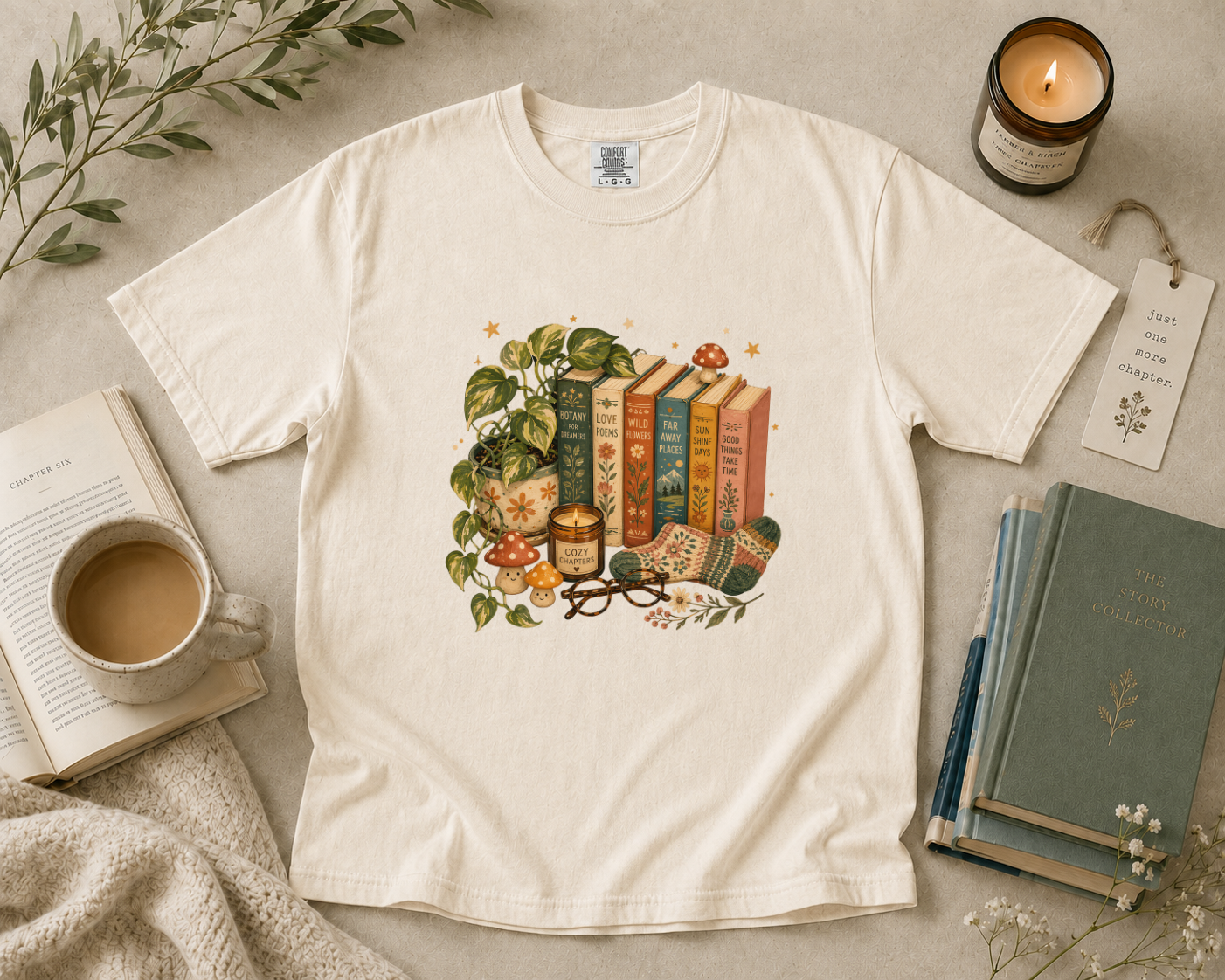 Retro Book Lover T-Shirt