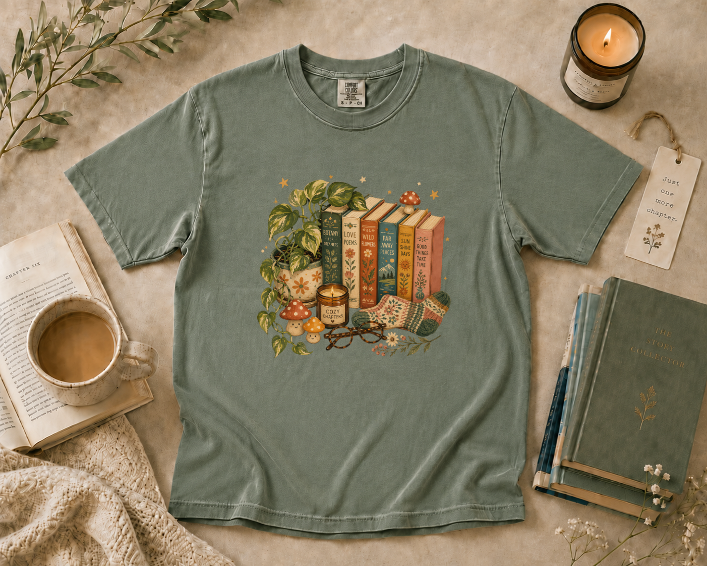Retro Book Lover T-Shirt