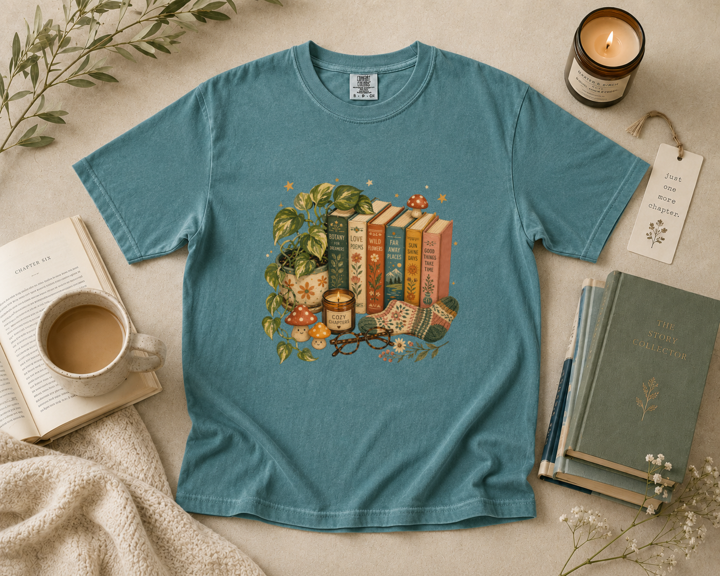 Retro Book Lover T-Shirt