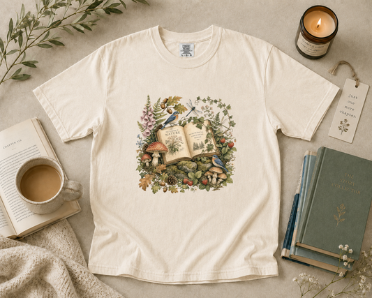 Woodland Book Lover T-Shirt