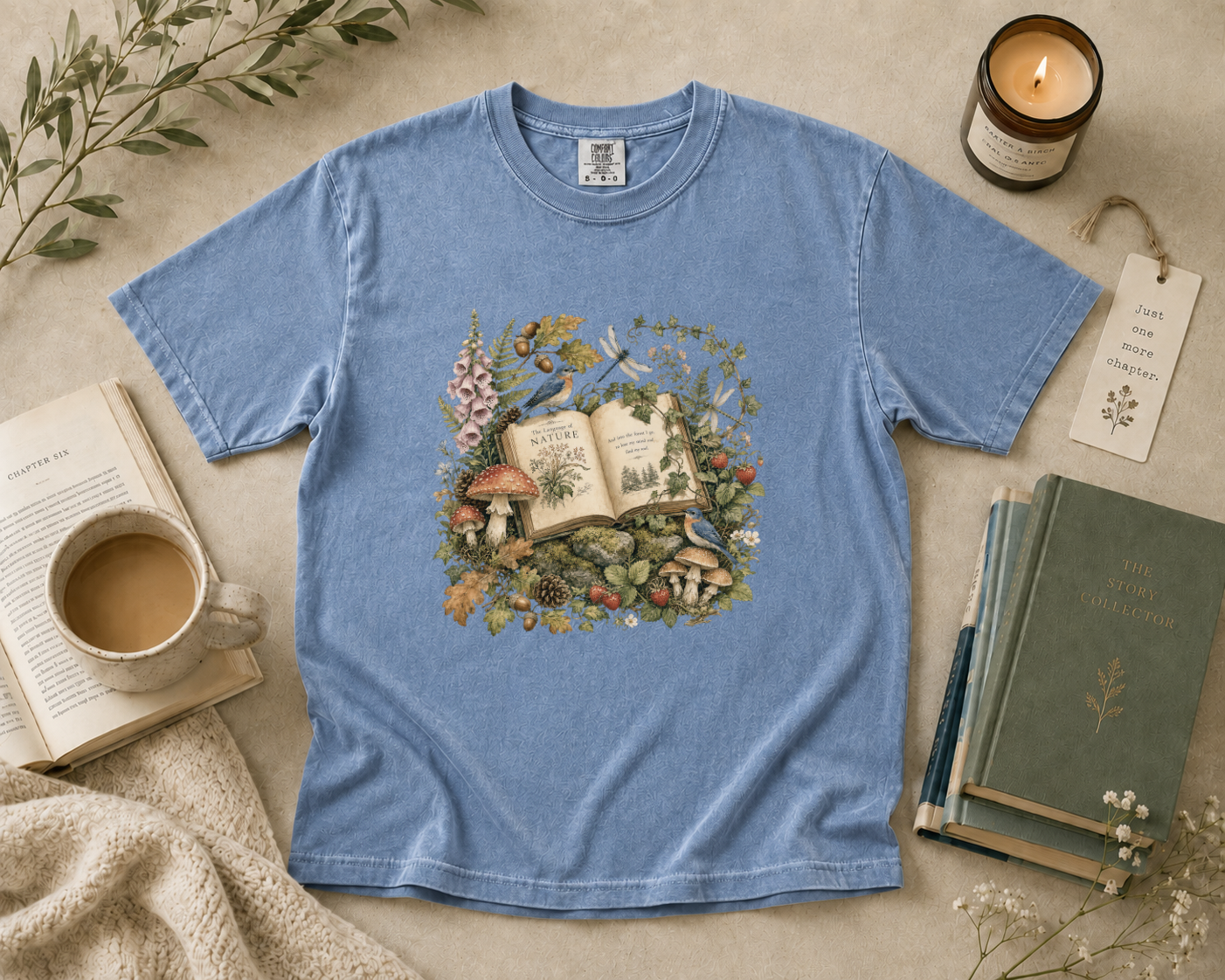 Woodland Book Lover T-Shirt