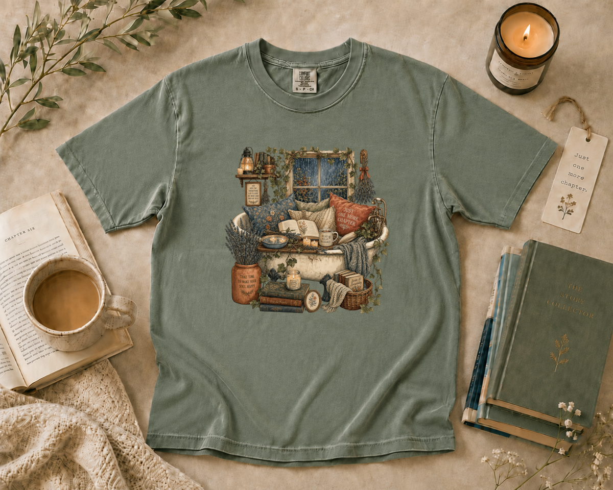 Bathtub Reading Retreat T-Shirt