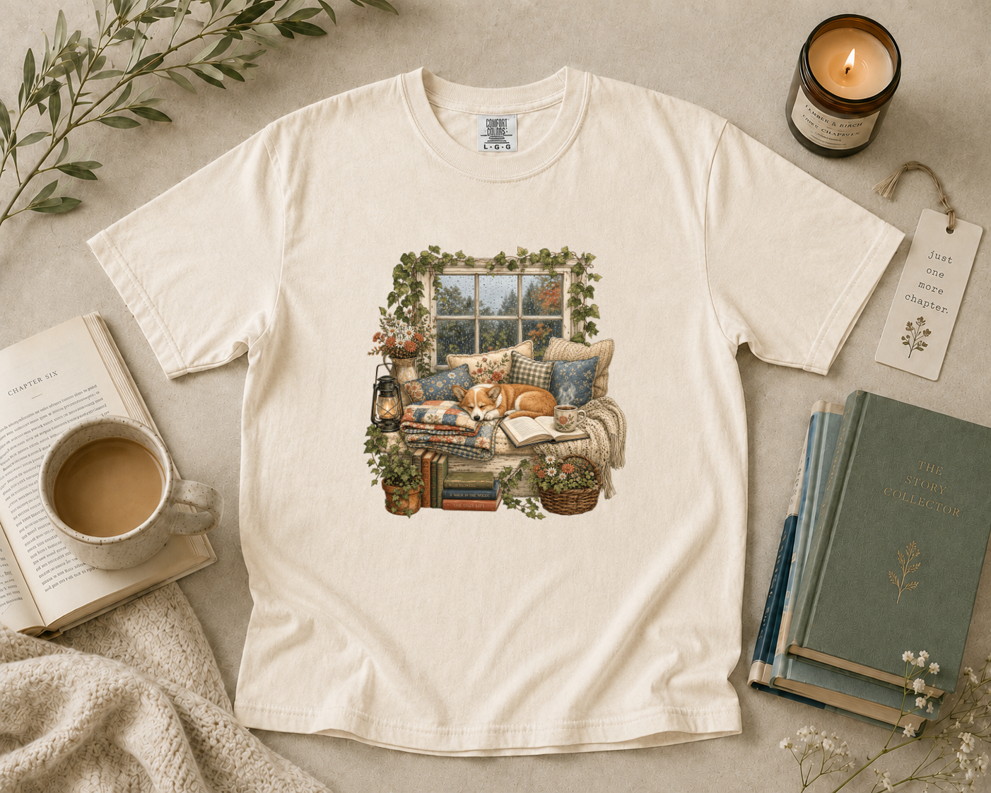 Farmhouse Window Reading Nook T-Shirt