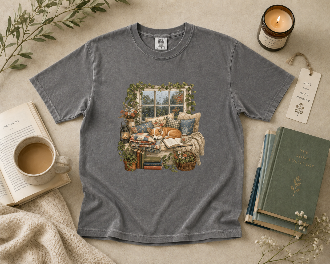 Farmhouse Window Reading Nook T-Shirt