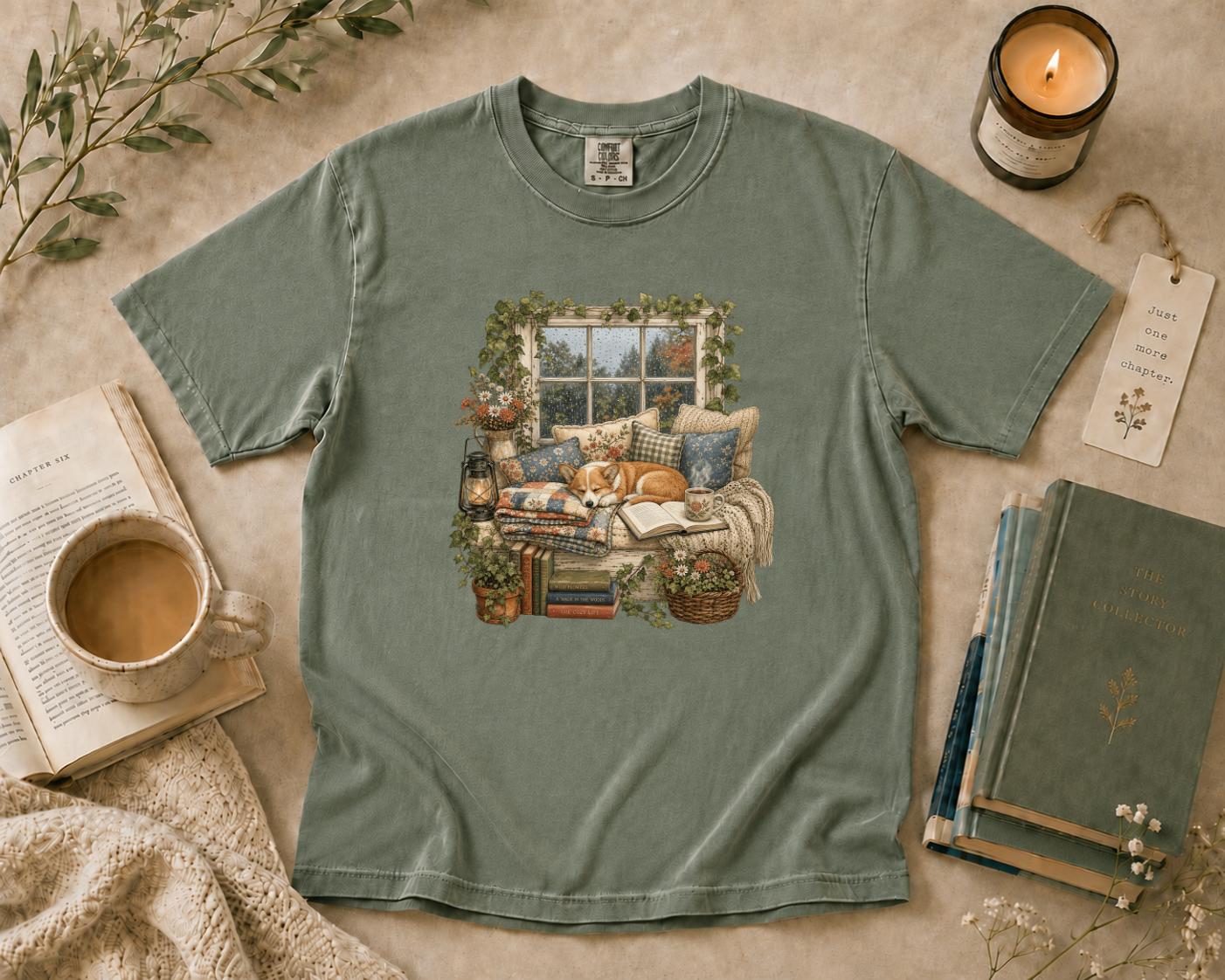 Farmhouse Window Reading Nook T-Shirt
