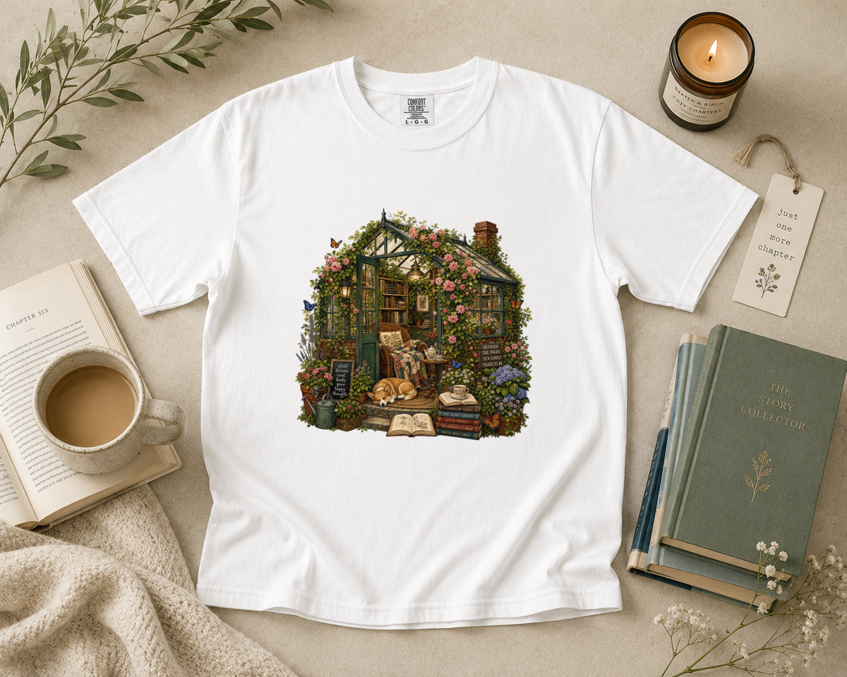 Book Greenhouse Cottage T-Shirt