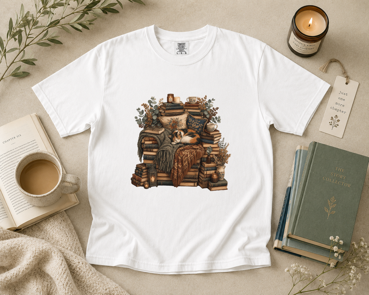 Book Chair Reading Nook T-Shirt